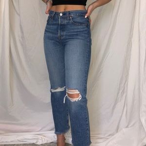 Levi Blue Straight Jeans